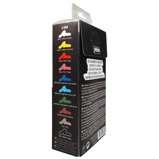 SET 10 COLOR 4ARTIST MARKER 4 MM OIL-BASED PAINT MARKER SET 10 COLOR 4ARTIST MARKER 4 MM OIL-BASED PAINT MARKER